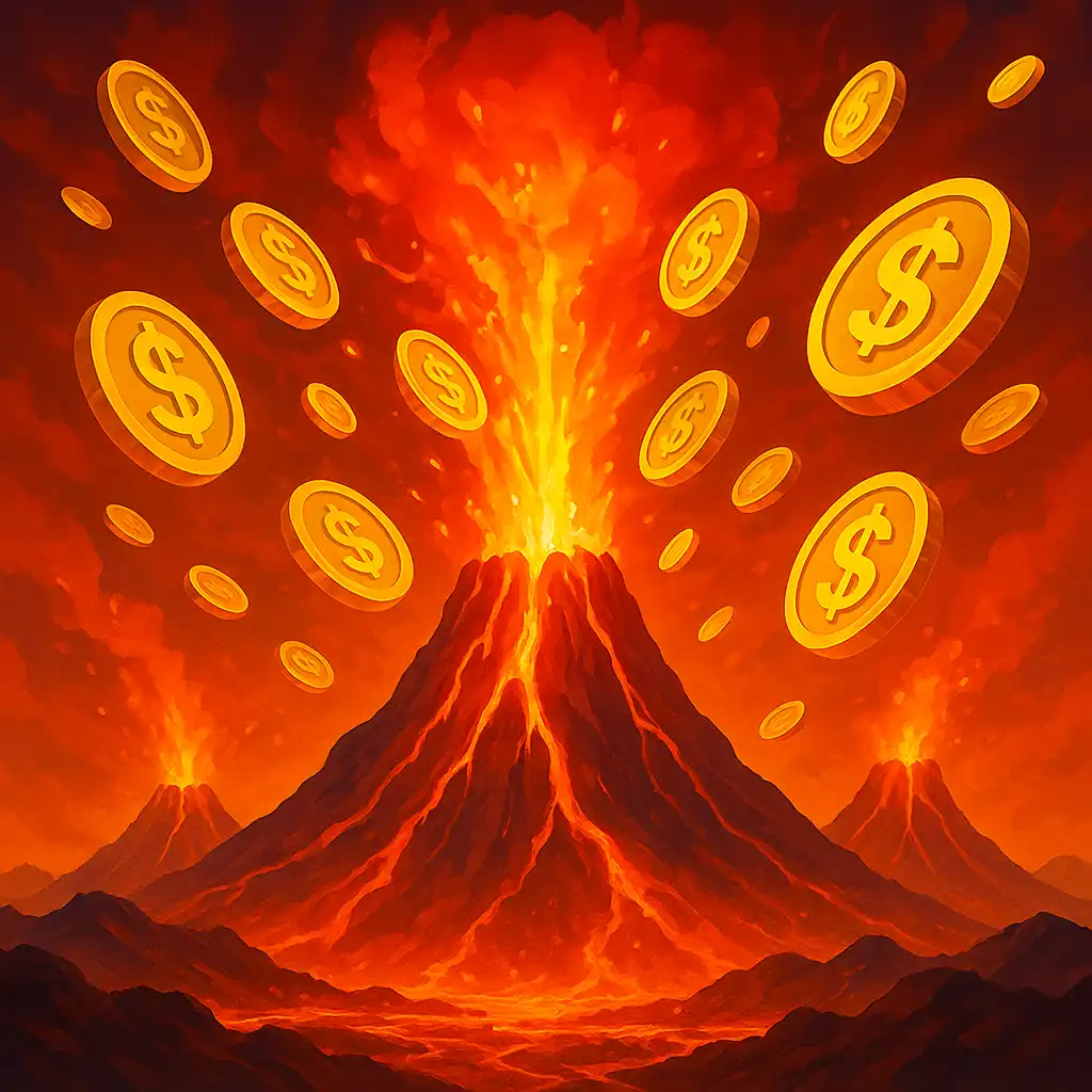 3 Coin Volcanoes Spielautomat online bei Westio Casino spielen
